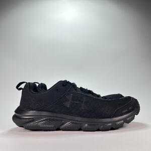 Under Armour Charged Assert 8 Black Running Shoes 3021972-002 Women's Size 9